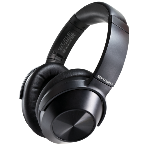 Sharp HP-60 Over-Ear Headphones - Active Noise Cancellation