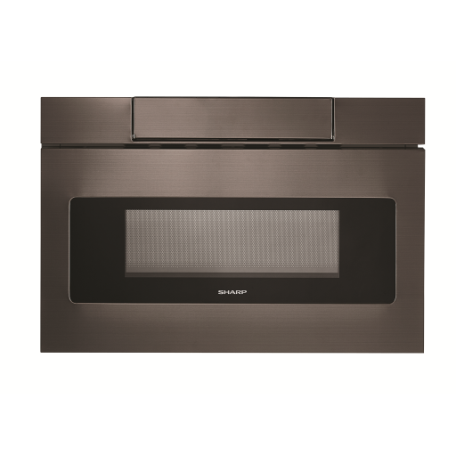 Microwave Drawer W/Hidden Controls, Black Stainless Steel - 24"