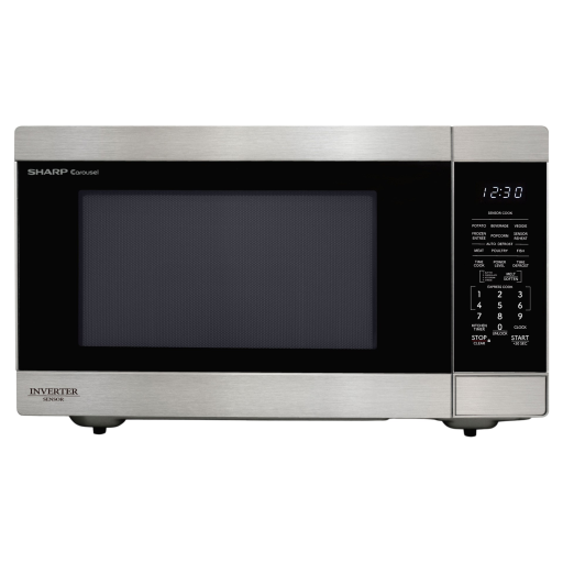 SHARP SMC2264KSC Carousel? XL Countertop Microwave Oven with Inverter Technology 2.2 cu. ft. 1200W Stainless Steel
