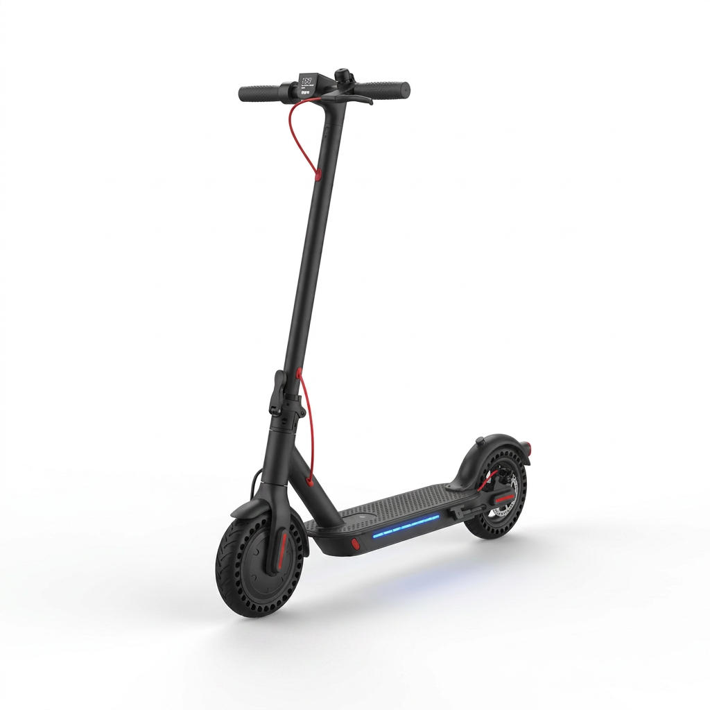 A pure white, high-resolution hero shot of the SHARP S7 Ultra-Light electric scooter, centered with a clean shadow for a premium ecommerce product page.