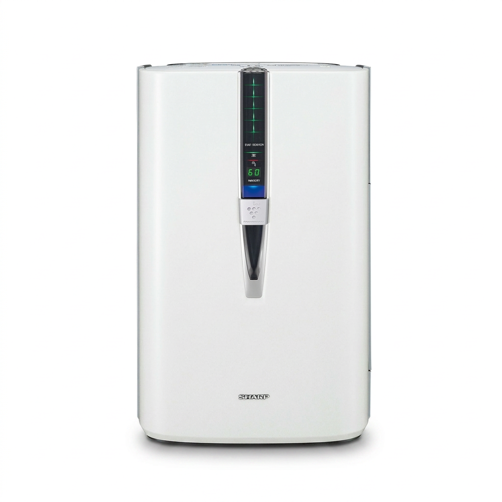 High-resolution white background hero shot of the SHARP KC860U Plasmacluster Air Purifier and Humidifier.