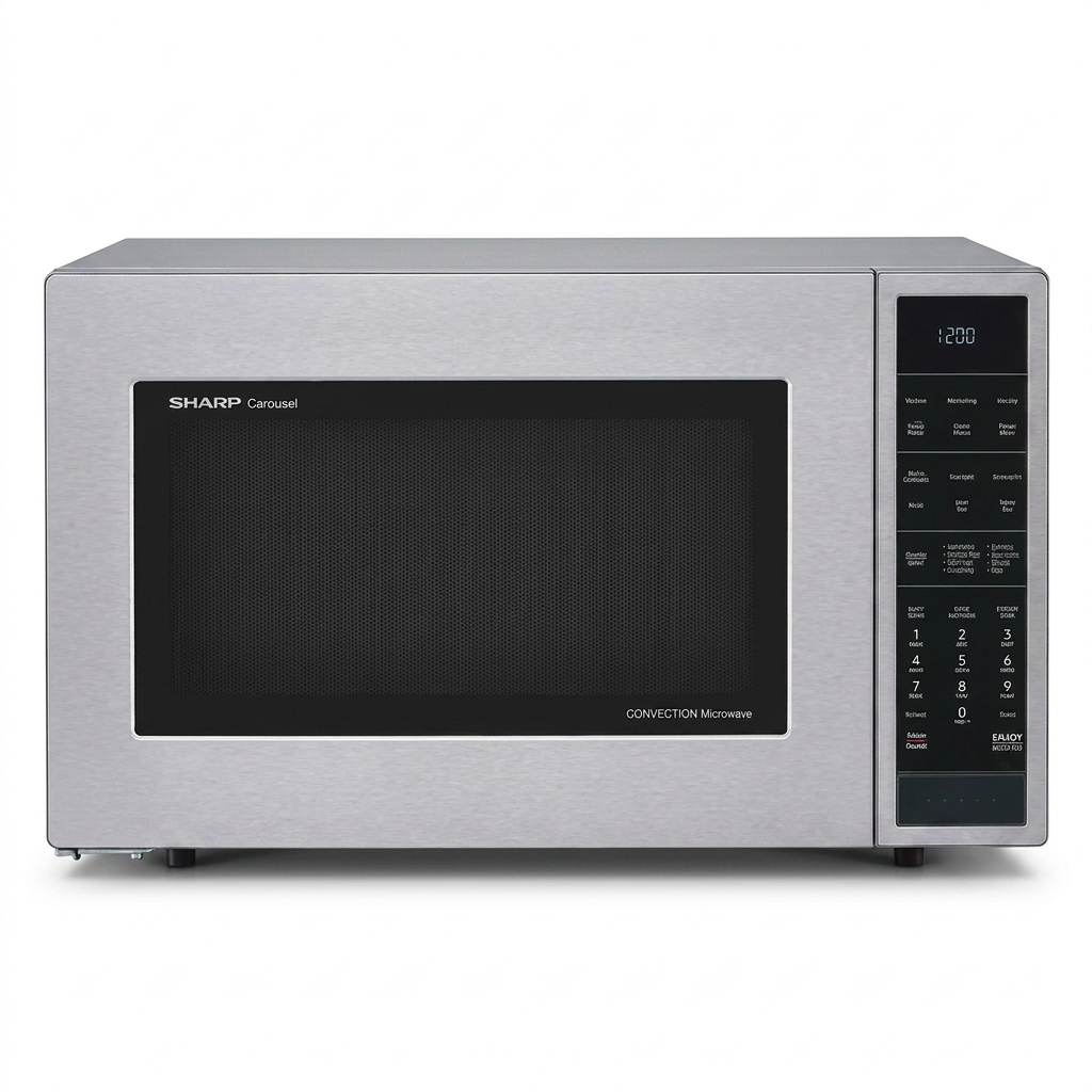 Sharp SMC1585KS 1.5 cu. ft. Stainless Steel Carousel Convection Microwave Oven