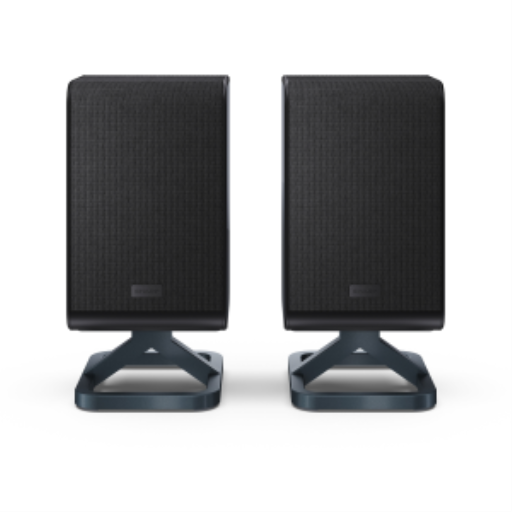 Sharp HT-SPR52021-BK 2.0.2 Wireless Rear Surround Speakers - 200W Spatial Audio